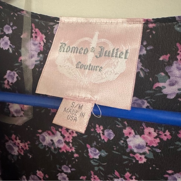 Romeo & Juliet Floral and Fringe Open Front Kimono Robe - Women’s Small - Medium - Picture 5 of 7